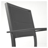 Sirley Garden Chair i aluminium/tekstiler, svart