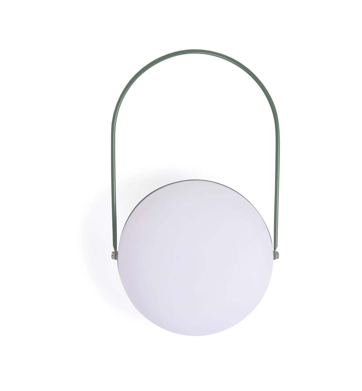 Te utendørs bordlampe, polyeten/grønn metall