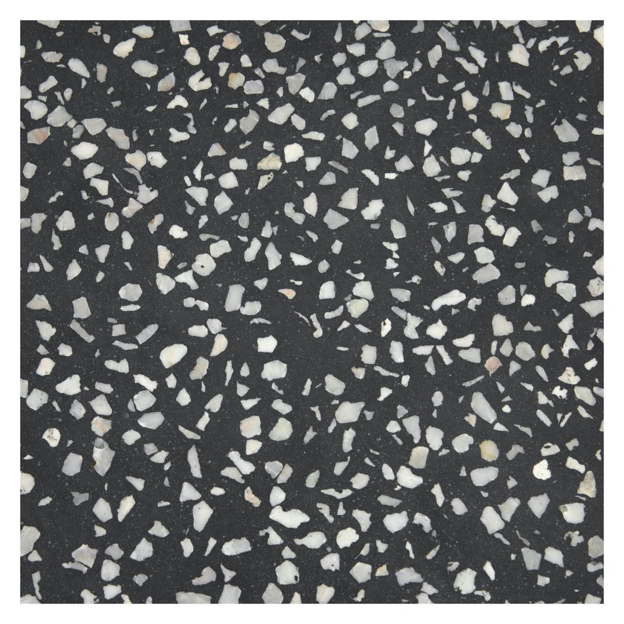 Tella Garden Table Black Terrazzo, Ø75