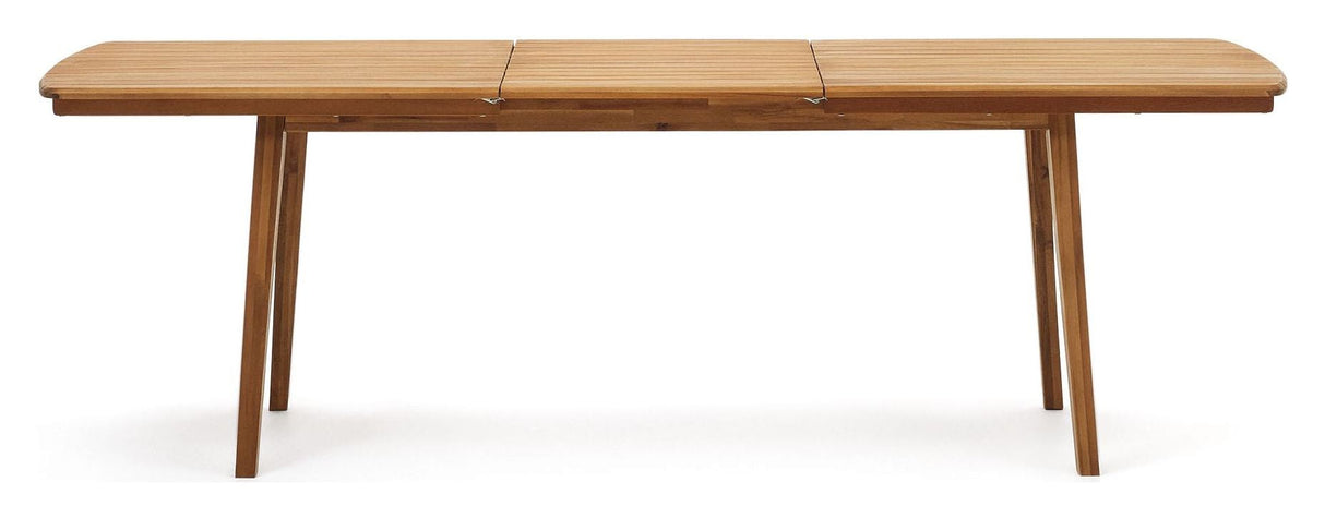 Thianna Garden Table med forlengelse, Acacia Wood, 180 (240) x90