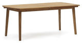 Thianna Garden Table med forlengelse, Acacia Wood, 180 (240) x90