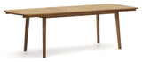 Thianna Garden Table med forlengelse, Acacia Wood, 180 (240) x90