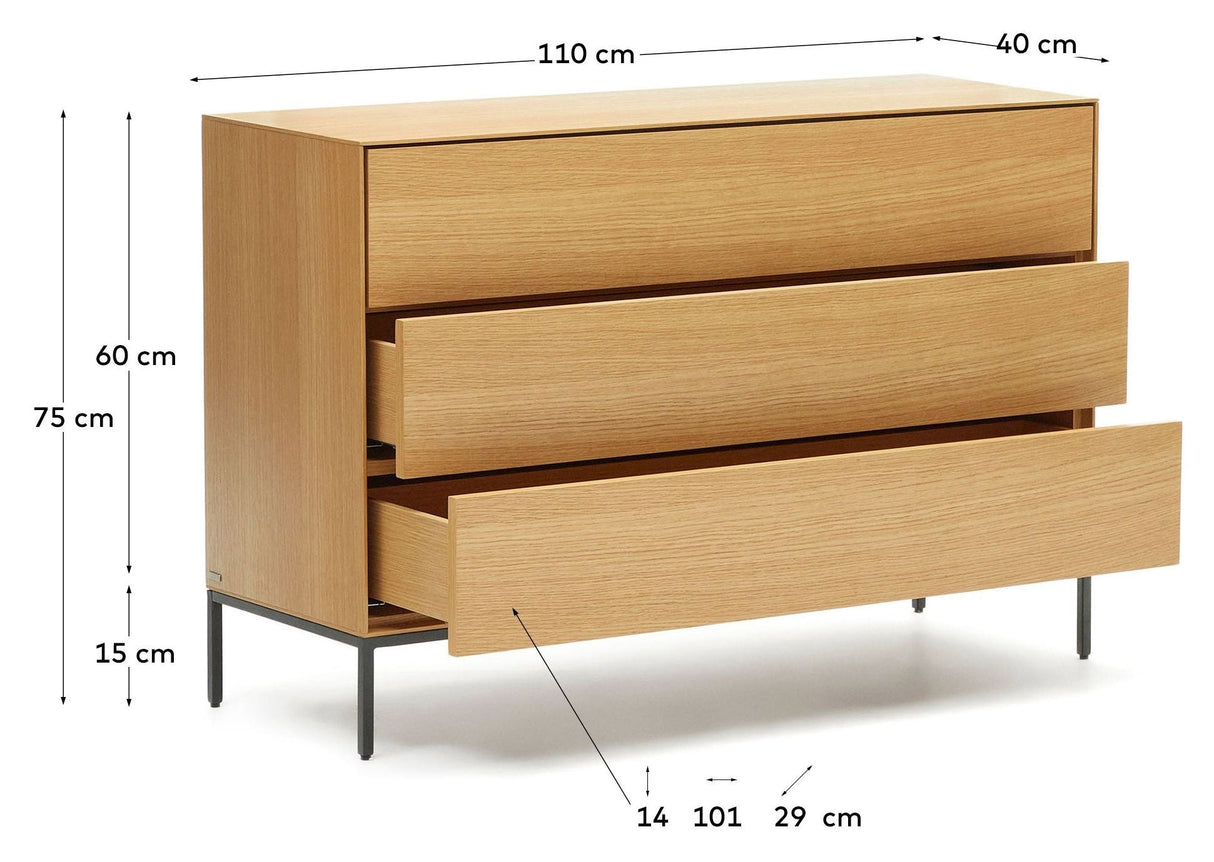 Vedrana Chest, Oak Fineer, 110x75