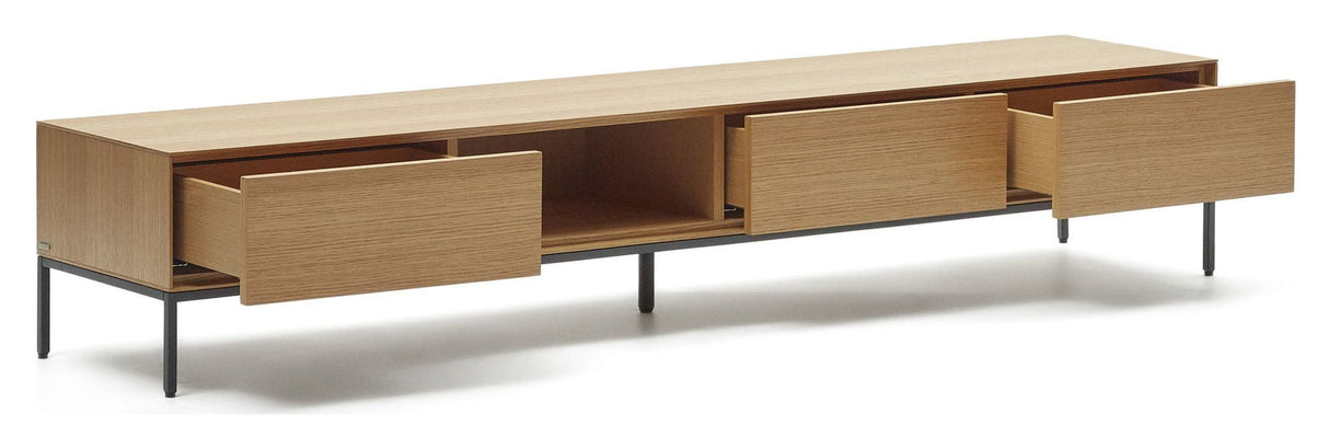 Vedrana TV Table, Oak Veneer, 195x35