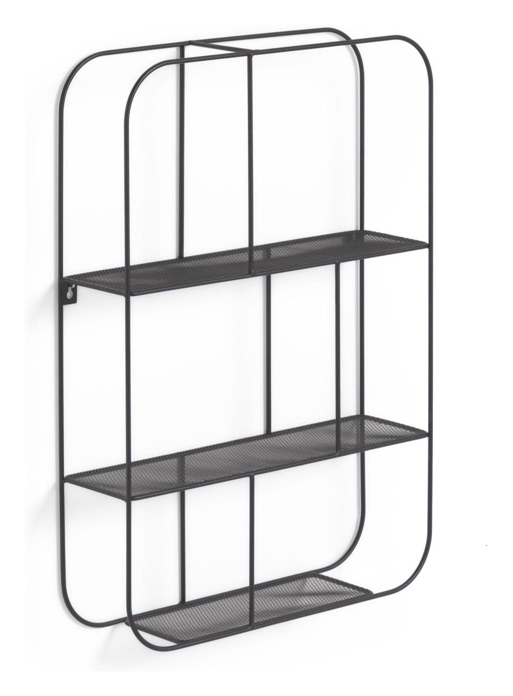 Veneranda Shelf, 42x60, Black Metal