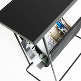 Vogue sidebord med magasinholder Black