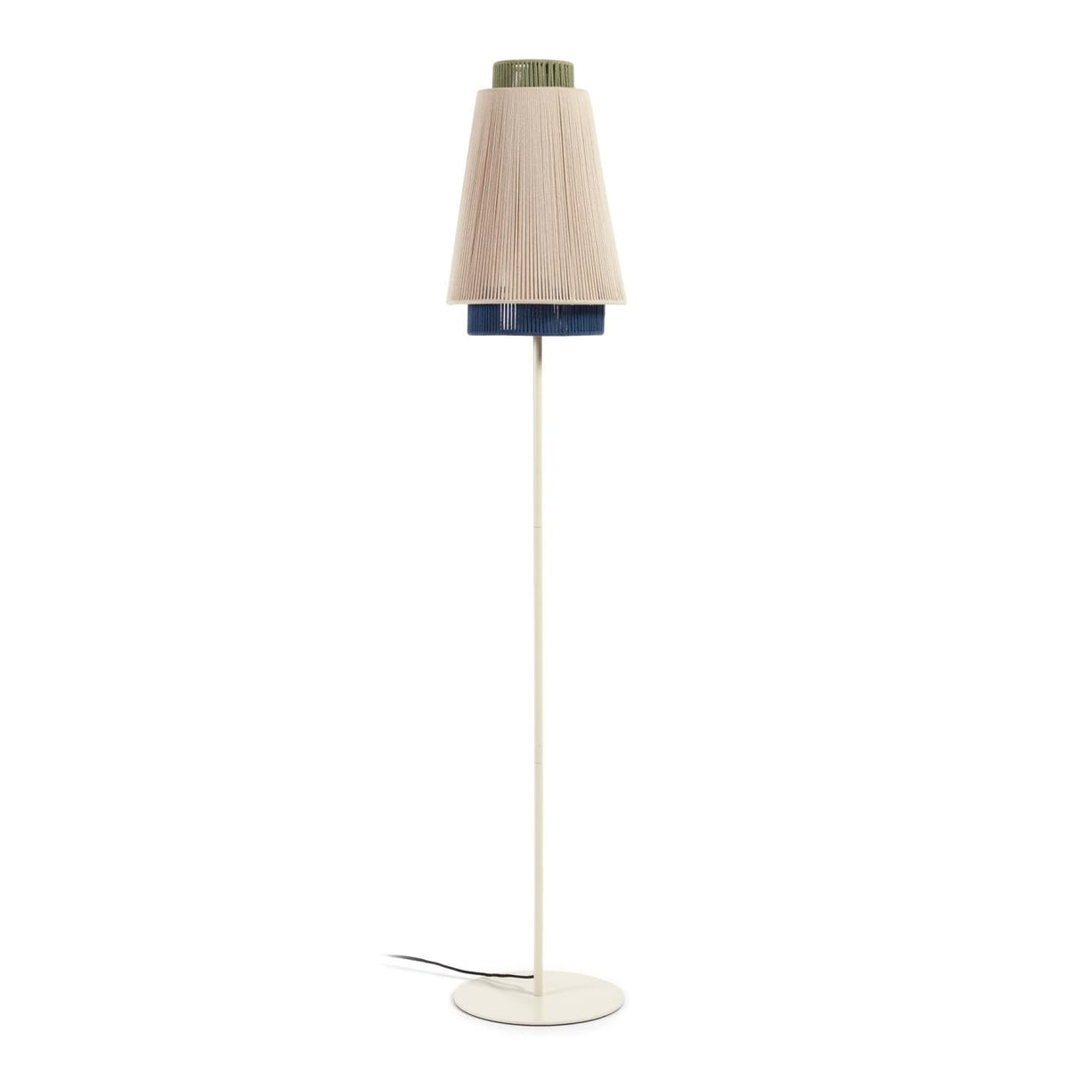 Yuvia bomulls gulvlampe beige