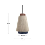 Yuvia bomullstaklampe, beige