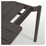 Zaltana Garden Table med forlengelse, 140/200x90, Mat Black Aluminium