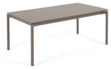 Zaltana Garden Table med forlengelse, 180/240x100, Mat Brown Alu