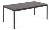 Zaltana Garden Table med forlengelse, 180/240x100, Mat Black Alu