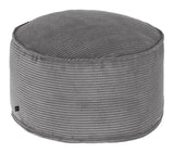 Zina Pouf Grey Velvet, Ø60