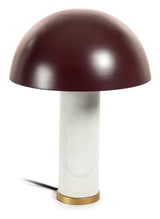 Zorione bordlampe - hvit/brun