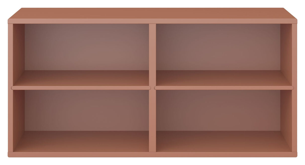 Hold hylla med 2 faste hyller. Modul 002, Terracotta