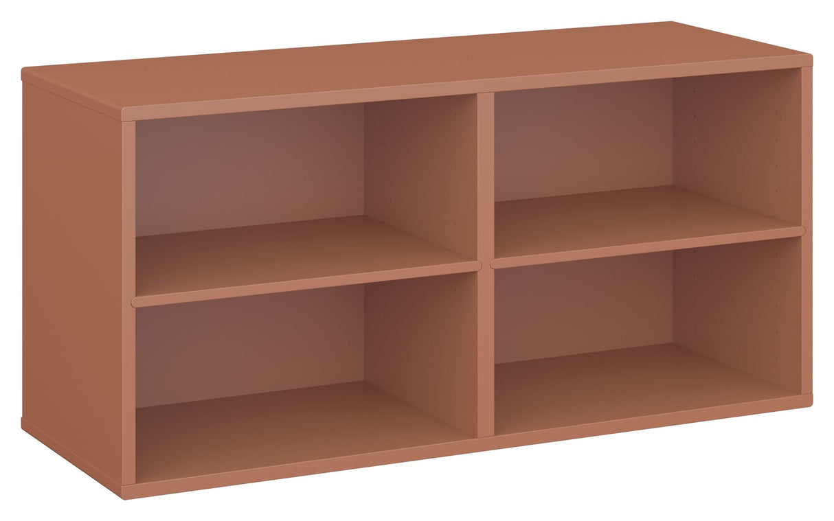 Hold hylla med 2 faste hyller. Modul 002, Terracotta