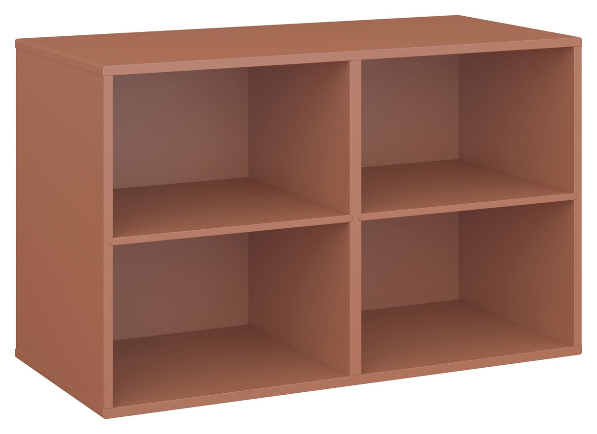 Hold hylla med 2 faste hyller. Modul 004, Terracotta