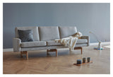 Egsmark 3-seters sofa, mørk sand