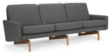 EGSMARK 3-PERS. Sofa, grå ull