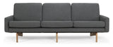 EGSMARK 3-PERS. Sofa, grå ull