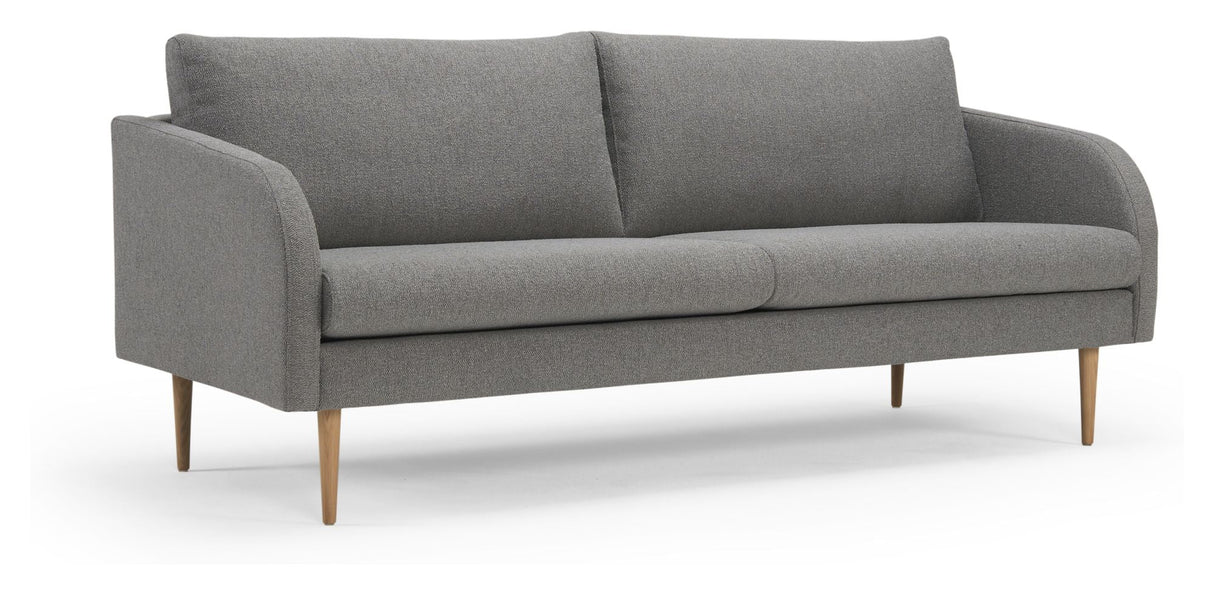 Husum 3-per. Sofa, Gray Bouclé