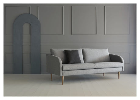 Husum 3-per. Sofa, Gray Bouclé