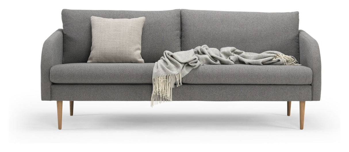 Husum 3-per. Sofa, Gray Bouclé