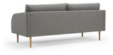 Husum 3-per. Sofa, Gray Bouclé