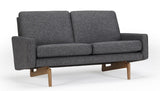 Egsmark 2-seters sofa, antracitt