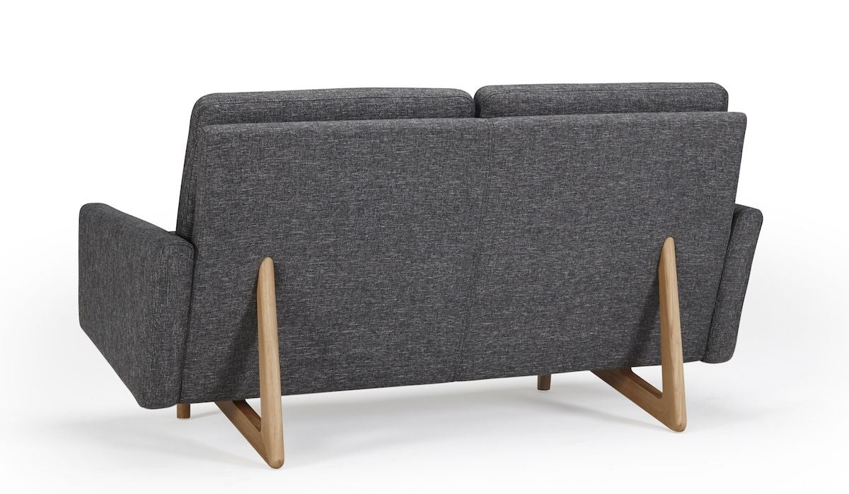 Egsmark 2-seters sofa, antracitt