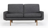 Egsmark 2-seters sofa, antracitt