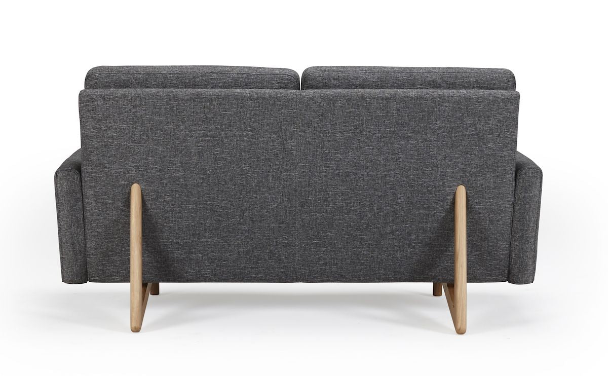 Egsmark 2-seters sofa, antracitt