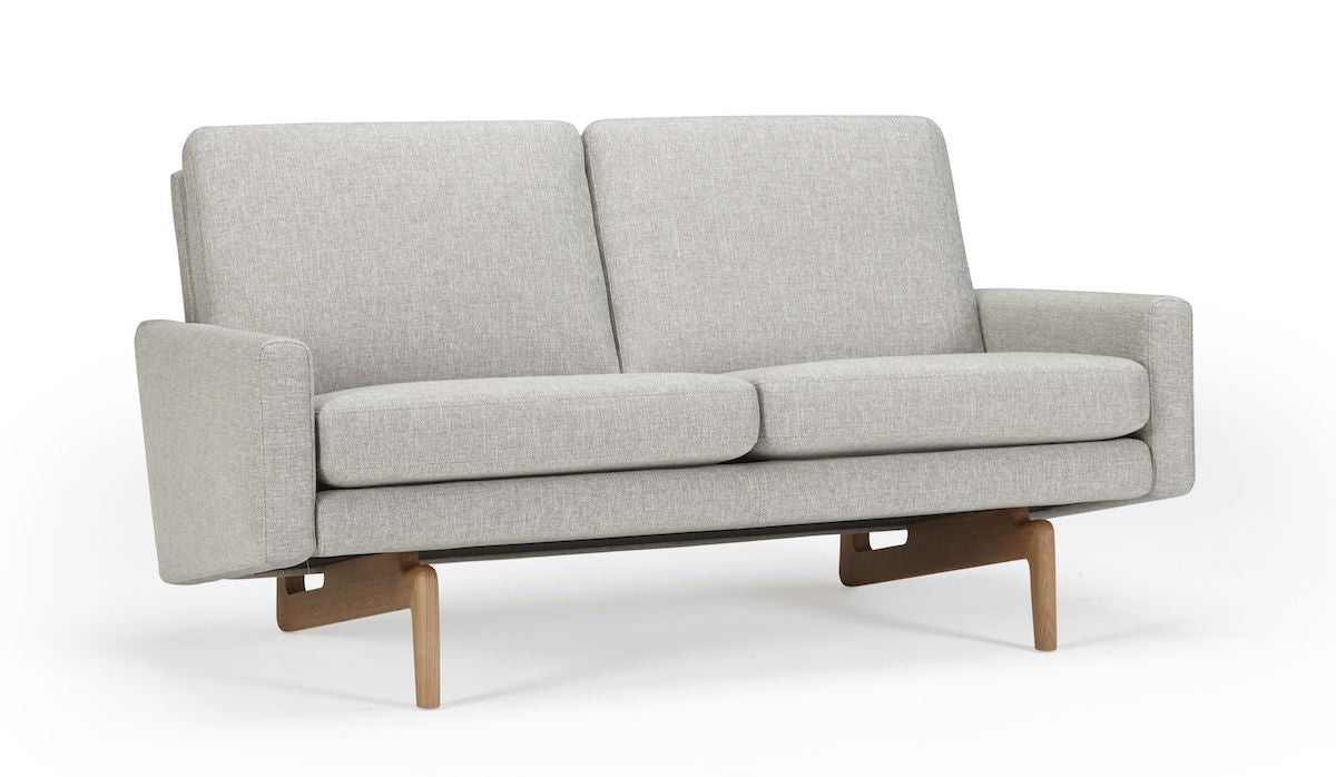 Egsmark 2-seters sofa, mørk sand