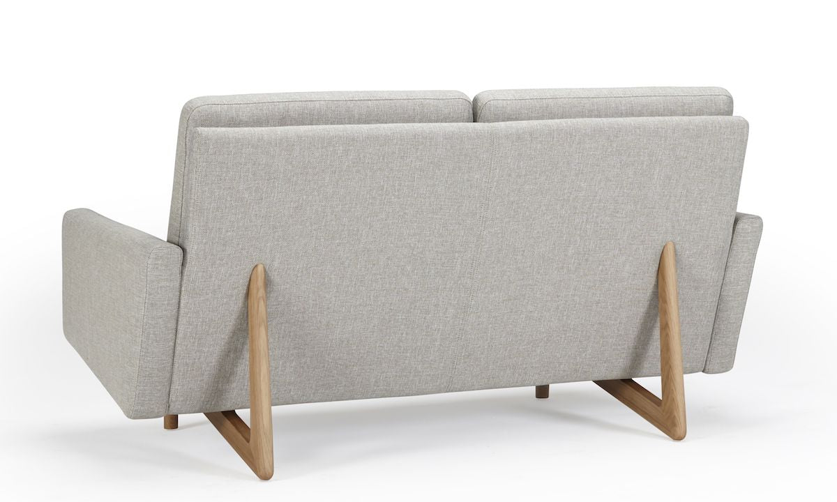 Egsmark 2-seters sofa, mørk sand