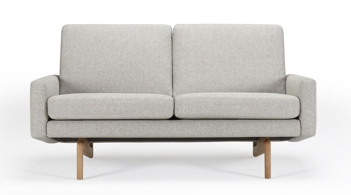 Egsmark 2-seters sofa, mørk sand