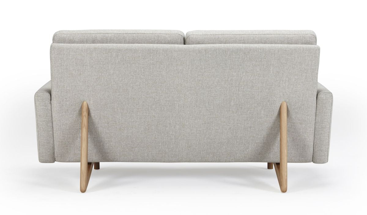 Egsmark 2-seters sofa, mørk sand