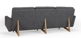 Egsmark 3-seters sofa, antracitt