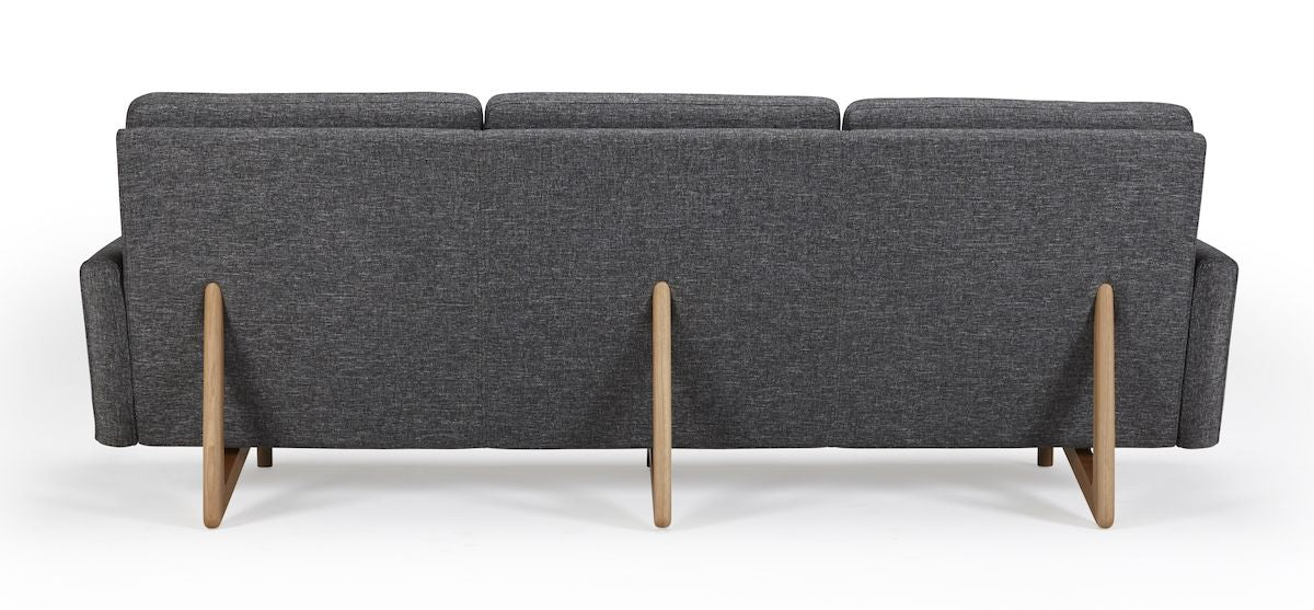 Egsmark 3-seters sofa, antracitt