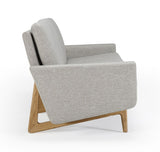 Egsmark 3-seters sofa, mørk sand