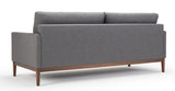 Finn01 3-seters sofa, antracitt