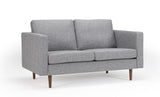 Kobling 2-seters sofa, grå