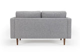 Kobling 2-seters sofa, grå