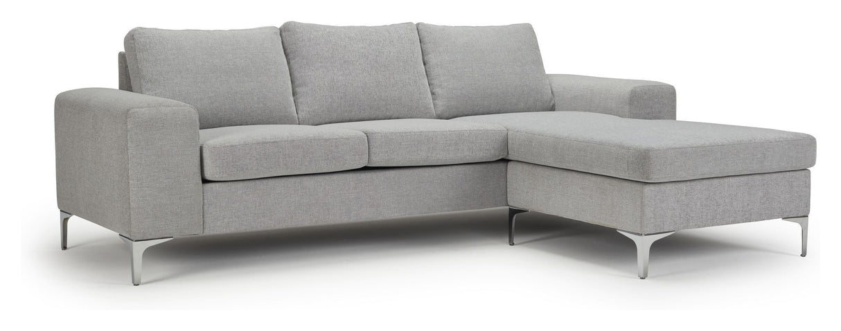 Shea Flip Sofa med Chaise Longue, Gray