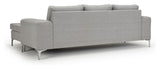 Shea Flip Sofa med Chaise Longue, Gray