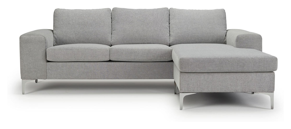 Shea Flip Sofa med Chaise Longue, Gray