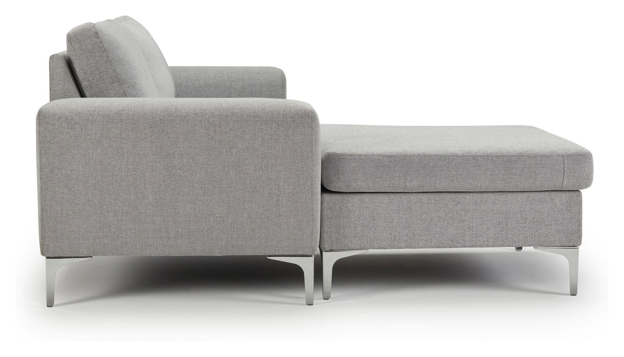 Shea Flip Sofa med Chaise Longue, Gray