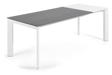 Axis, spisestue Tabell 160/220cm, grå/hvit