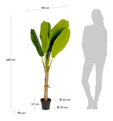 BANANO Kunstig plante, 160 cm 