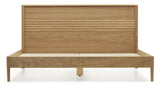 Lenon Bed Frame, Solid Oak/Oak Fineer, 180x200