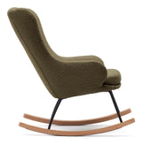 Maustin Swing Chair, Green Bouclé