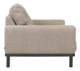 NOA 3-er. Sofa, beige/svart